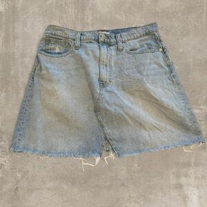 Madewell Light Blue Denim Skirt